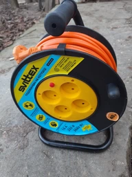 SV-007-O. Підовжувач SVITTEX на котушці (50 м) серія СТАНДАРТ із термозахистом, 2х1,5 мм² помаранчевий фото від покупців 8