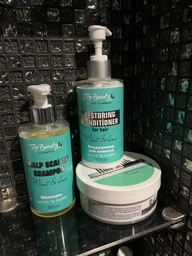 Набір для жирного типу шкіри голови Top Beauty Mint & Lime лайм - м'ята