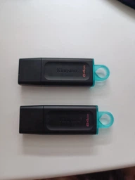 Флеш память USB Kingston DataTraveler Exodia 2x64GB USB 3.2 Gen1 2 шт Black/Blue (DTX/64GB-2P) фото от покупателей 12