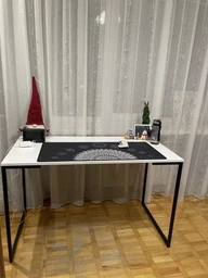 Стіл письмовий/для ноутбуку в стилі Лофт каркас металевий StepLoft Comp-table-193