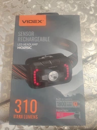Налобный фонарь аккумуляторный VIDEX VLF-H025C 310Lm 5000K светодиодный фонарик на голову черный фото от покупателей 15