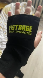 Рукавички-бинти внутрішні гелеві з неопрену FISTRAGE (р-р XL, манжет на липучці, чорний) (VL-8478_Чорний_XL)