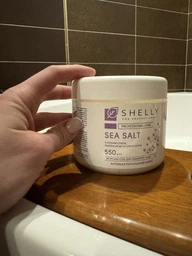 Соль морская для ванн Shelly с Ионами серебра Пантенолом и Маслом мяты 550 г (4823109405028)