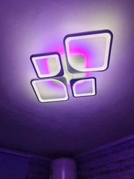 Люстра світлодіодна 517 Light 3color з пультом 120Вт Хром (01738) фото від покупців 1