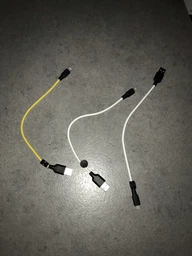 Кабель Hoco X21 Plus USB to Lightning 2m чорно-червоний