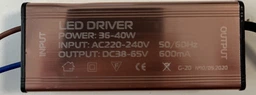 LED эпра- драйвер Optima 40-45Вт. Вход 175-265v 025А 50Hz., Выход 600mA 60-70V