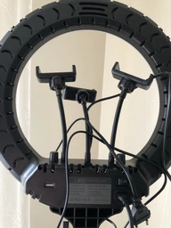 Кільцева лампа 36см Ring Light RL14 зі Штативом 2м + пульт управління фото від покупців 2