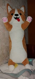 Игрушка мягконабивная Inka Toys Корги лежебока 22х47х20 см (PUFS1) фото от покупателей 1