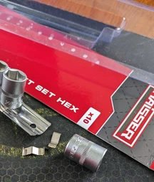 Набор торцевых головок Haisser 70187 HEX 1/4" 10 шт (BP117786)
