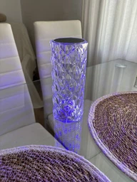 Настільна лампа нічник Роза з пультом RGB Crystal Rose фото от покупателей 13