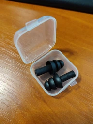 Беруши универсальные для плавания и от шума в пластиковом футляре Earplugs Yellow (желтый) фото от покупателей 16