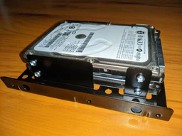 Фрейм-переходник Maiwo для установки 2x2.5" HDD/SSD в 3.5" отсек, металл, черный (K11) фото от покупателей 2