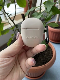 Навушники Canyon TWS-6 Beige (CNS-TWS6BE) фото від покупців 4