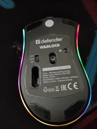 Миша Defender Warlock GM-709L RGB, Black (52709) (6857931) фото от покупателей 1