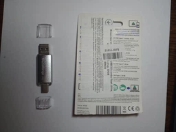 Флеш память USB MediaRange Combo Flash Drive 32GB USB 3.2 Gen1 + Type-C Silver (MR936) фото от покупателей 8
