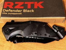 Ніж складаний RZTK Defender Black фото від покупців 10
