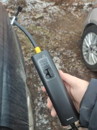 Міні-компресорний насос автокомпресор Baseus Mini 10.3 бар/12v Black (CRCQ000001) фото від покупців 5