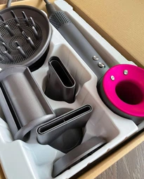 Фен Super Hair Dryer ceramic pop з іонізацією та турборежимом 5 насадок фото від покупців 3