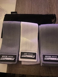 Резинки EasyFit тканевые для фитнеса и спорта комплект из 3 шт EF1820TK (56002894) фото от покупателей 2