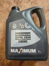 Моторна олива Maximum Super 5W40 SN/CF 5 л (СТ-00150842) фото від покупців 2