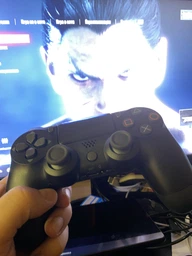 Беспроводной джойстик-геймпад DualShock для PS 4 и ПК встроенный монодинамик поддержка вибрации фото от покупателей 6
