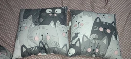 Подушка декоративная Руно Grey Cat антиаллергенное волокно 40х40 см (Р311.52_Grey Cat)