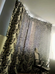 Комплект готовых штор VR-Textil Блэкаут Лилия № 140ш(Б) Серый 100х270 см 2шт (31-209)