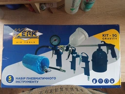 Повітряний компресор Сталь КСТ-50 з Набором пневмоінструменту 5 предметів фото від покупців 4