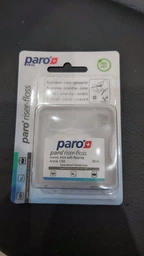 Зубная нить Paro Swiss riser-floss вощеная с мятой и фторидом 50 м (7610458017647)