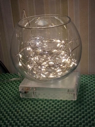 Светодиодная новогодняя LED гирлянда-нить "КАПЛИ РОССЫ" на батарейках + USB 100LED 10 м Синий (90887083) фото от покупателей 8