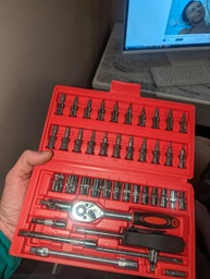 Набор инструментов 46 предметов Wrench Socket с трешеткой (WS46) фото от покупателей 3