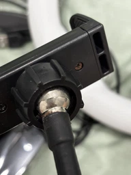 Кольцевая USB лампа LUMERTY Mini (25см - 20w) / светодиодное LED кольцо на настольном штативе с креплением для телефона - для видеосвязи, селфи фото, стримов (20W - 1420)