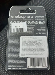 Акумулятор Panasonic Eneloop Pro BK-4HCDE/BF1 AAA/(HR03) 930mAh, LSD Ni-MH, OEM поштучно фото від покупців 5