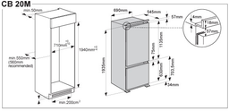Встраиваемый холодильник Whirlpool SP40 801 EU