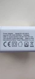 Мобільний зарядний пристрій XO CE10 single USB-C QC&PD3.0 65 Вт 5 A Білий (103725) фото від покупців 1