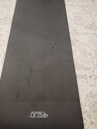 Килимок (мат) спортивний 4FIZJO NBR 180 x 60 x 1 см для йоги та фітнесу Black (P-5907222931462) фото від покупців 12