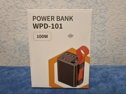 Павербанк 60000 mAh QC 3.0 PD 100W Фонарик - для ноутбука телефона роутера айфона, Универсальная батарея Внешний аккумулятор, темно-серый