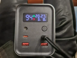 Павербанк 60000 mAh QC 3.0 PD 100W Ліхтарик - для ноутбука телефона роутера айфона, Універсальна батарея Зовнішній акумулятор, темно-сірий фото від покупців 15