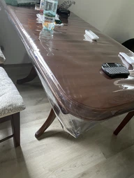 Защитное покрытие для поверхностей "мягкое стекло" MBM HOME 120х80 см прозрачное (PC-1200*800 T) фото от покупателей 1