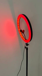 Кільцева лампа RGB.Штатив, тримач для телефону, пульт . Лампа бьюті, лампа блогера ,для стріму. студійне світло. (RGB33cmSht) фото від покупців 16