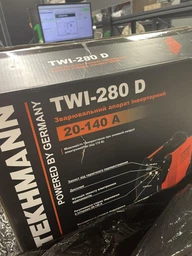 Сварочный аппарат инверторный Tekhmann TWI-280 D 5.8 кВА 140 А (847857)