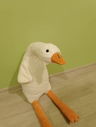 Плюшевая игрушка подушка My Kigu Гусь Обнимусь Антистресс Мягкая Желтая 75 см (9050)