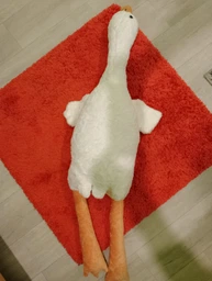 Плюшевая игрушка подушка My Kigu Гусь Обнимусь Антистресс Мягкая Желтая 75 см (9050) фото от покупателей 2