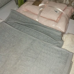 Набір рушників махрових Ardesto Lotus 2 шт., 50х90см, 70х140см, 100% бавовна, беж ART2357NS фото від покупців 3