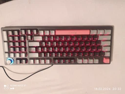 Клавіатура ігрова механічна XTRIKE ME GK-987 UA 96кн RGB USB чорно-сіра (GK-987GGRUA) фото від покупців 2