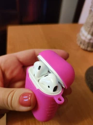 Футляр для навушників Airpods 1/2 With Lock Чорний фото від покупців 1