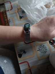 Mеталлический ремешок Миланская Петля Milano Jobs Xiaomi Mi Band 6/5/4/3 золото (mrk3064) фото от покупателей 10