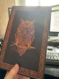 Книга-сейф металева із двома ключами Сова 26х17х5 см 10001-034