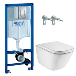 Инсталляция GROHE Rapid SL 38840000 с креплением 3855800M и звукоизолирующей прокладкой 37131000