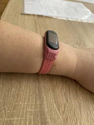 Ремешок ArmorStandart Braided Solo Loop для Xiaomi Mi Band 7/6/5/4 Size S Red (ARM59182) фото от покупателей 11